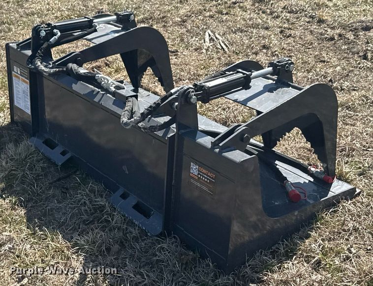 image for item DO0663 2023 Wolverine GB-11-72W skid steer grapple bucket