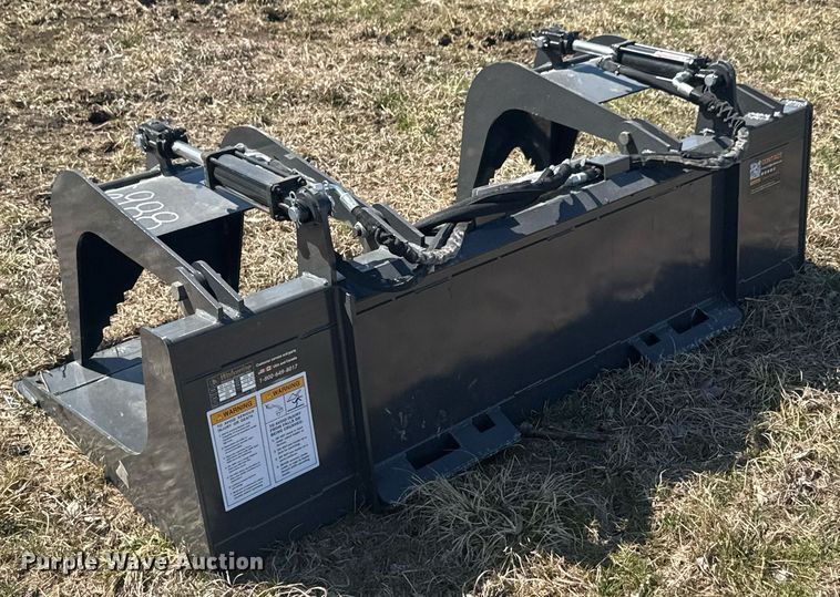 image for item DO0663 2023 Wolverine GB-11-72W skid steer grapple bucket