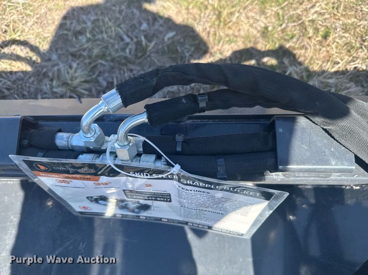 image for item DO0663 2023 Wolverine GB-11-72W skid steer grapple bucket