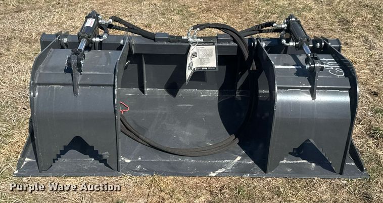image for item DO0664 2023 Wolverine GB-11-72W skid steer grapple bucket