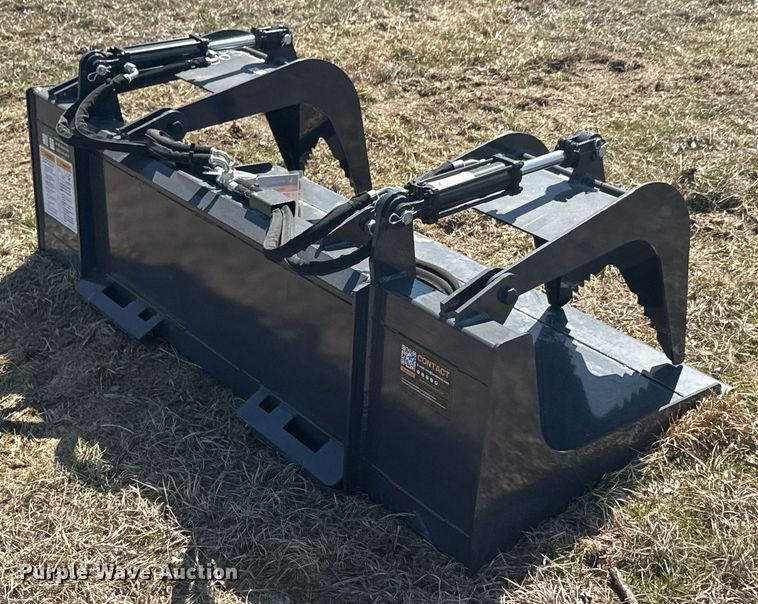 image for item DO0664 2023 Wolverine GB-11-72W skid steer grapple bucket