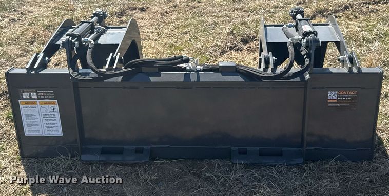 image for item DO0664 2023 Wolverine GB-11-72W skid steer grapple bucket