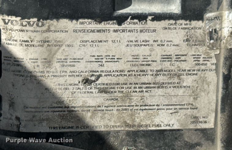 image for item DO0696 2004 Volvo VHD ready mix truck