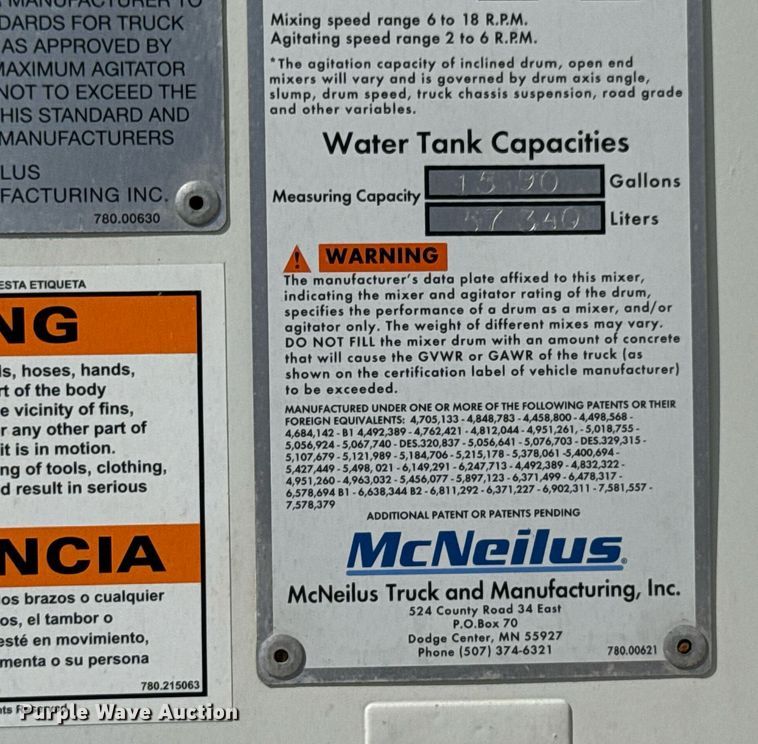 image for item DO0698 2009 Sterling L9500 ready mix truck