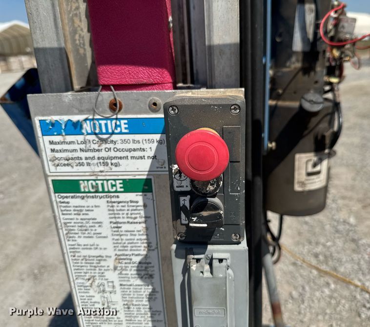 image for item DO0716 2012 Genie AWP-30S vertical lift