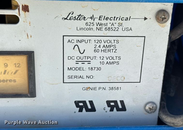 image for item DO0716 2012 Genie AWP-30S vertical lift