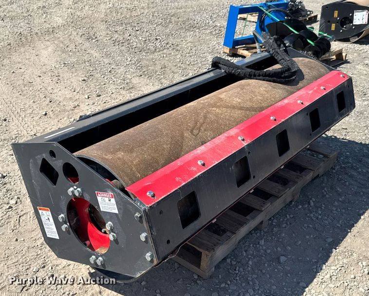 image for item DO0720 Raytree RMVR76 skid steer vibratory roller