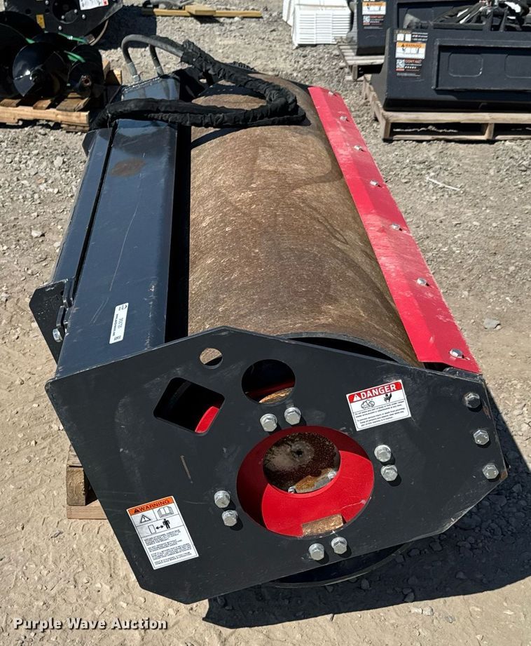 image for item DO0720 Raytree RMVR76 skid steer vibratory roller