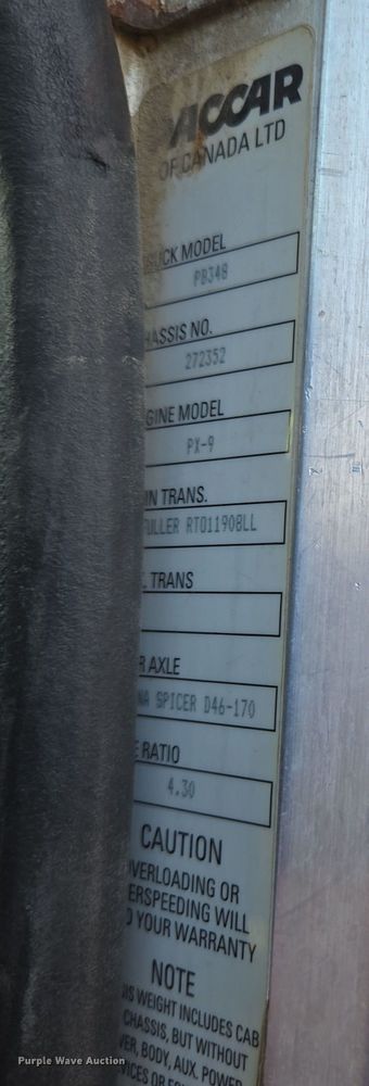 image for item DP6217 2015 Peterbilt PB348 dump truck