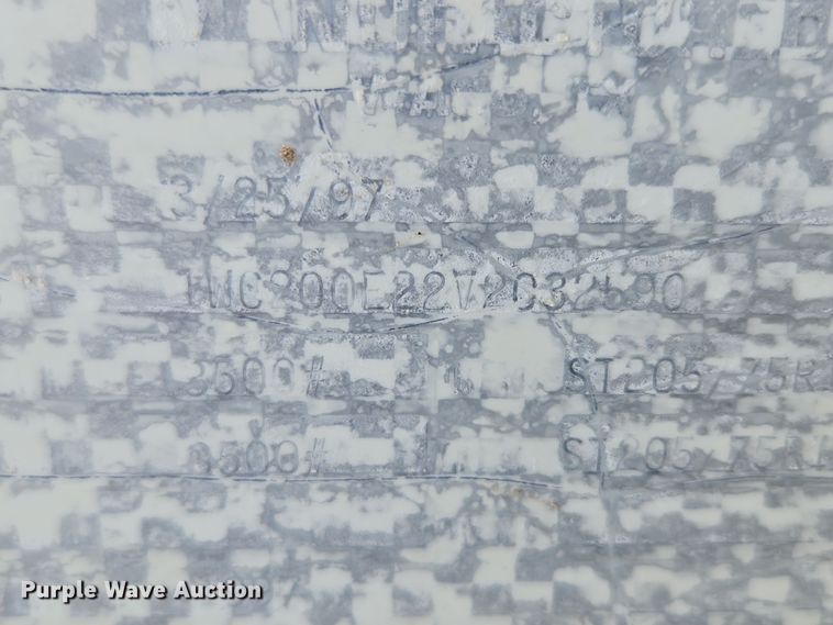 image for item DP6240 1997 Wells Cargo fiber optic splicing trailer