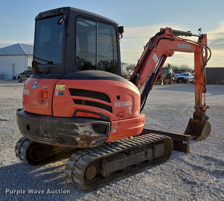 image for item DP6250 2015 Kubota KX040-4 mini excavator