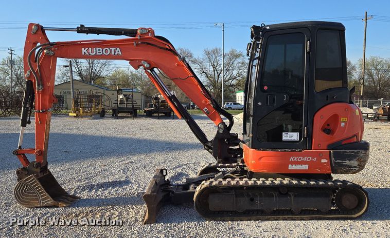 image for item DP6250 2015 Kubota KX040-4 mini excavator