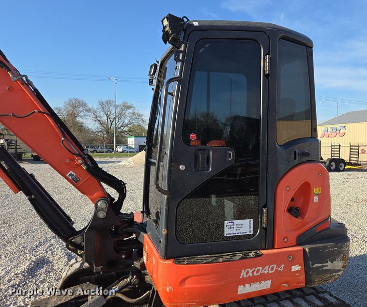 image for item DP6250 2015 Kubota KX040-4 mini excavator