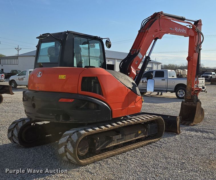 image for item DP6251 2020 Kubota KX080-4S2 mini excavator