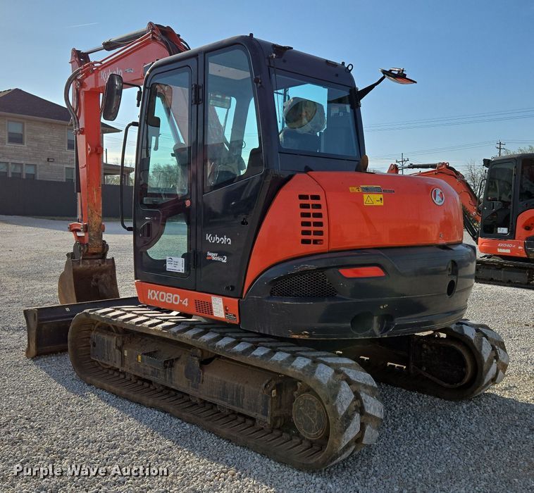image for item DP6251 2020 Kubota KX080-4S2 mini excavator