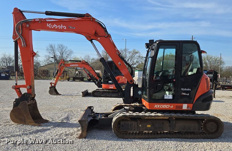 image for item DP6251 2020 Kubota KX080-4S2 mini excavator