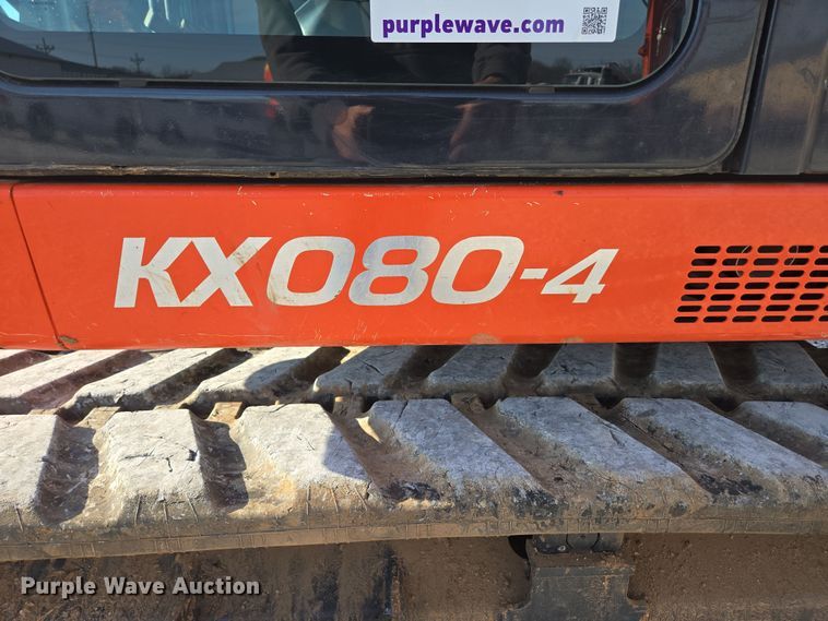 image for item DP6251 2020 Kubota KX080-4S2 mini excavator