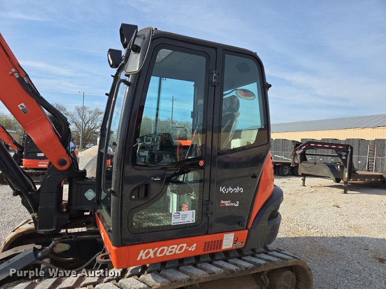 image for item DP6251 2020 Kubota KX080-4S2 mini excavator