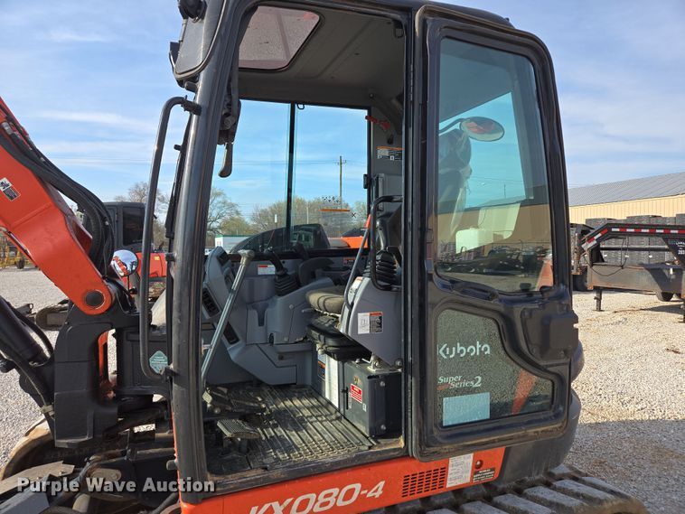 image for item DP6251 2020 Kubota KX080-4S2 mini excavator