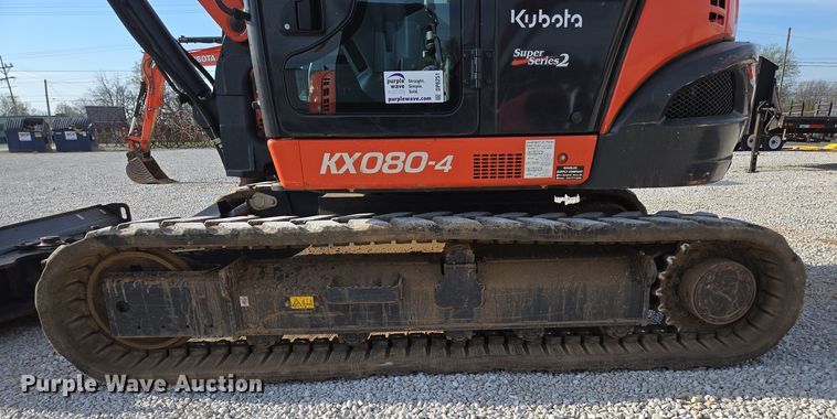 image for item DP6251 2020 Kubota KX080-4S2 mini excavator