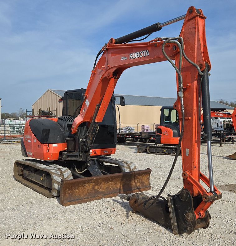 image for item DP6252 2017 Kubota KX080-4 mini excavator