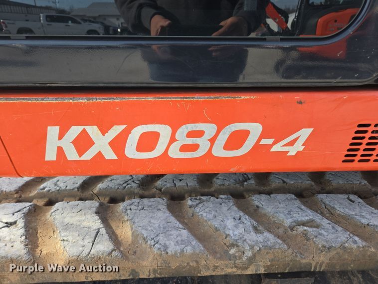 image for item DP6252 2017 Kubota KX080-4 mini excavator