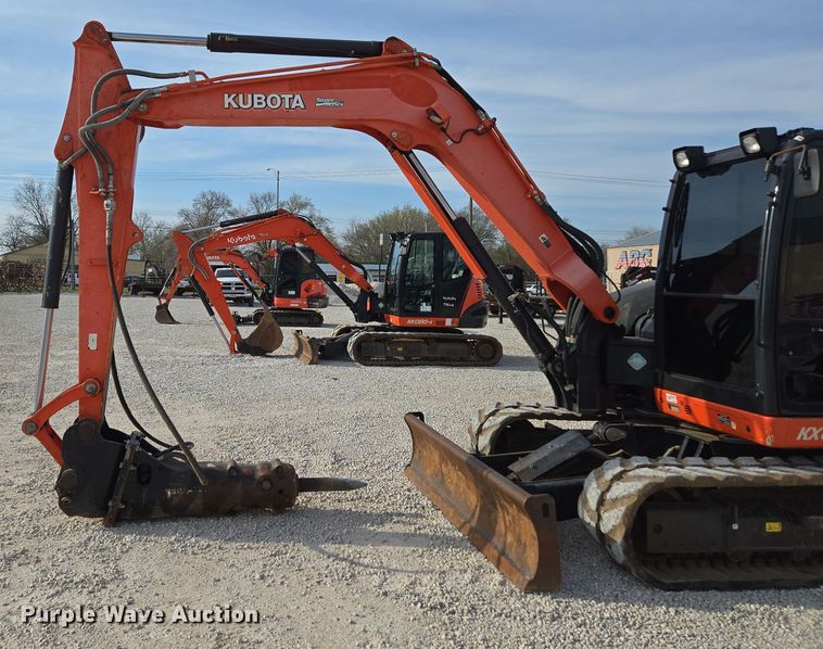 image for item DP6252 2017 Kubota KX080-4 mini excavator
