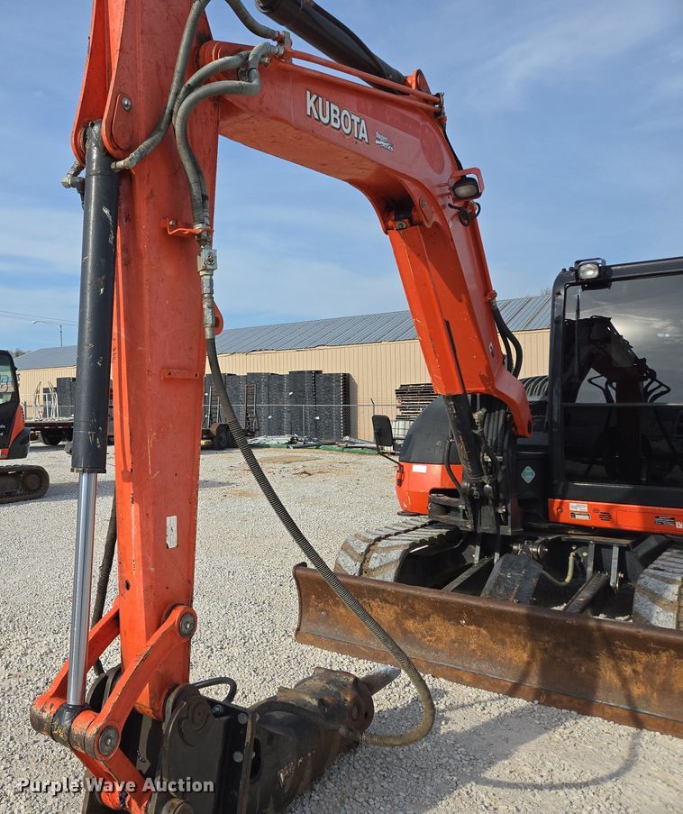 image for item DP6252 2017 Kubota KX080-4 mini excavator