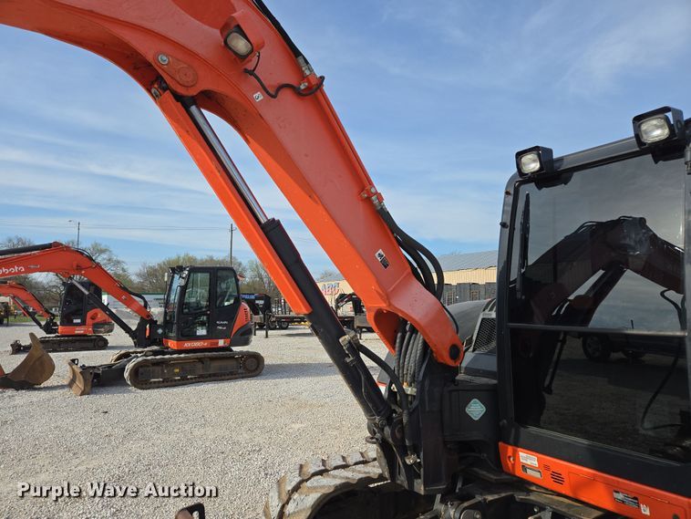 image for item DP6252 2017 Kubota KX080-4 mini excavator