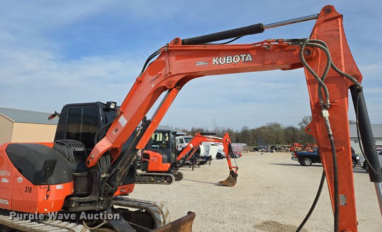 image for item DP6252 2017 Kubota KX080-4 mini excavator