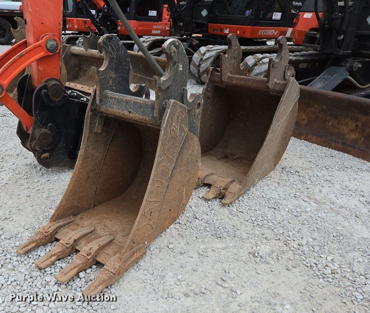 image for item DP6252 2017 Kubota KX080-4 mini excavator