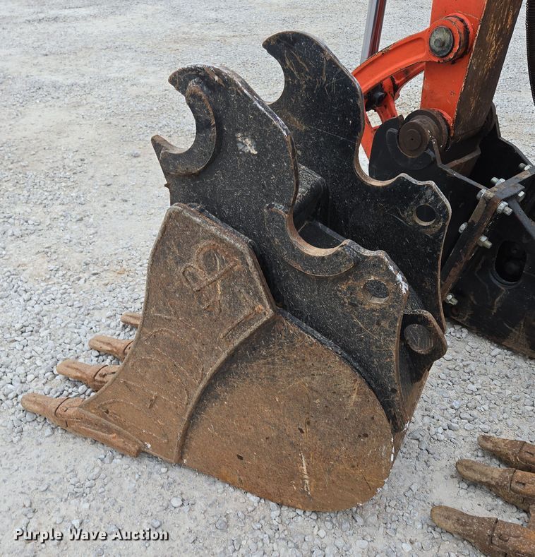 image for item DP6252 2017 Kubota KX080-4 mini excavator