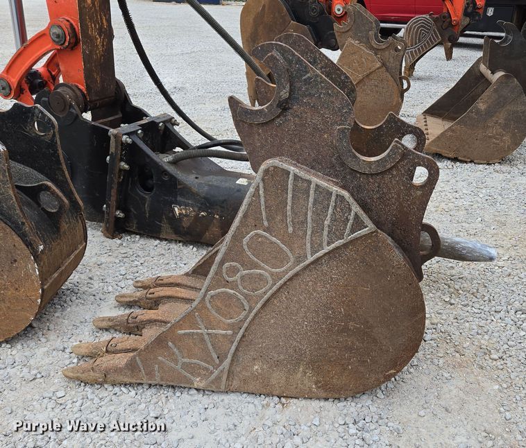 image for item DP6252 2017 Kubota KX080-4 mini excavator