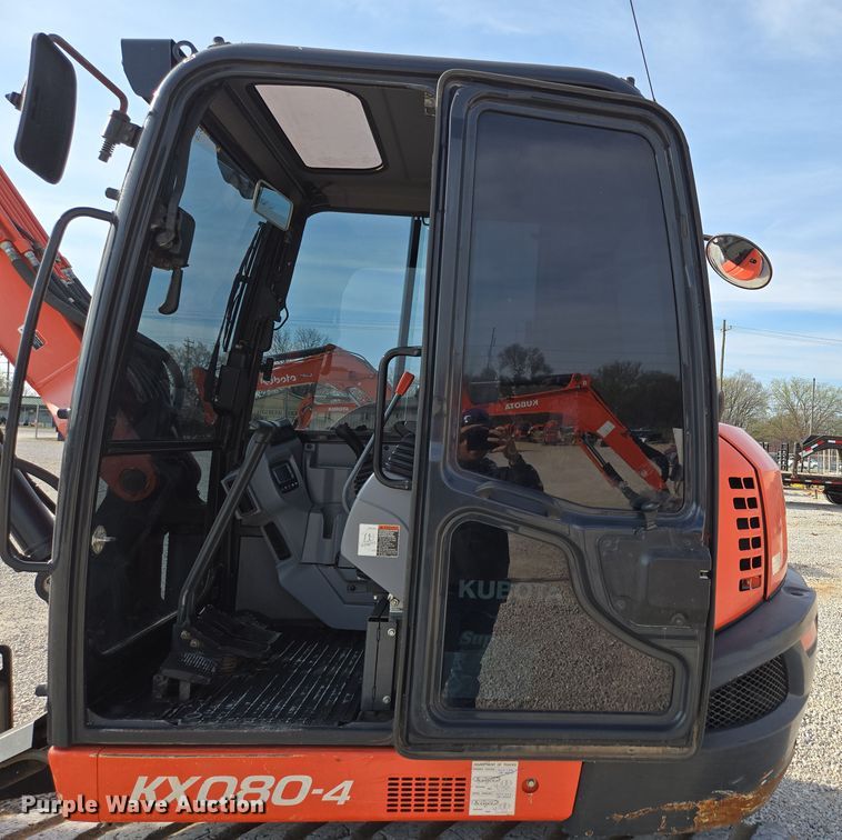 image for item DP6252 2017 Kubota KX080-4 mini excavator