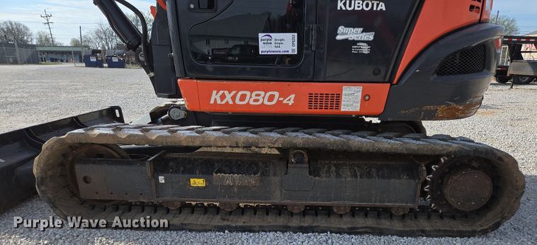 image for item DP6252 2017 Kubota KX080-4 mini excavator