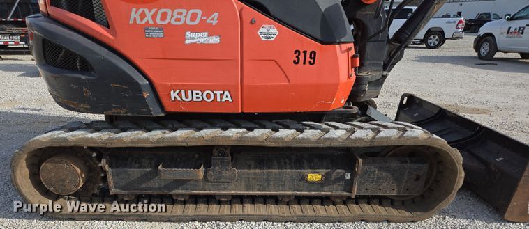image for item DP6252 2017 Kubota KX080-4 mini excavator