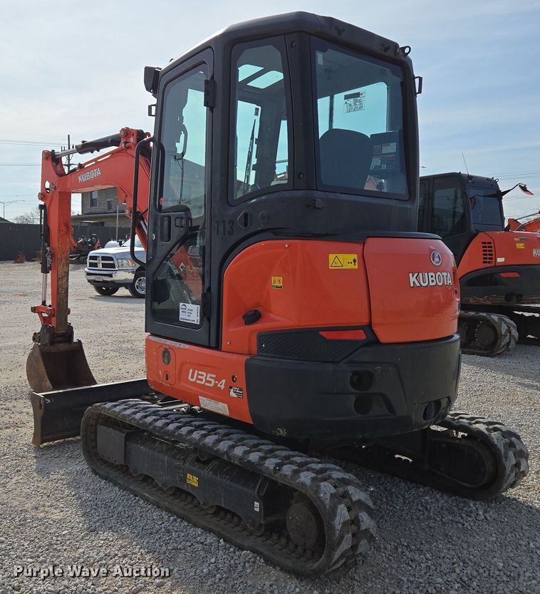 image for item DP6253 2020 Kubota U35-4 mini excavator