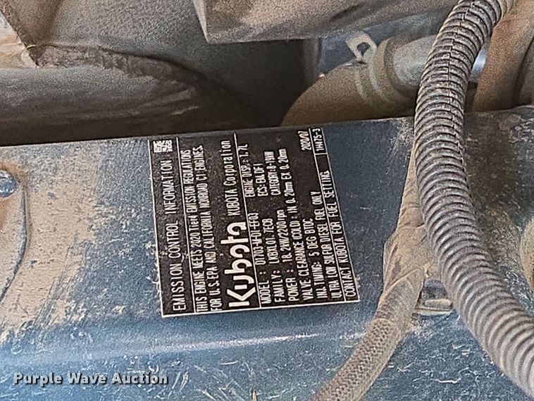 image for item DP6253 2020 Kubota U35-4 mini excavator