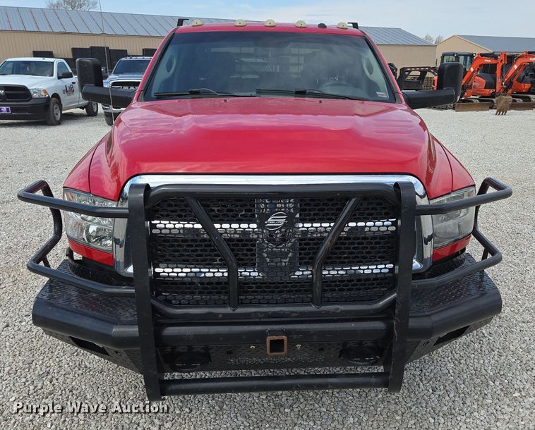 image for item DP6254 2016 Dodge Ram 3500 Crew Cab flatbed pickup truck