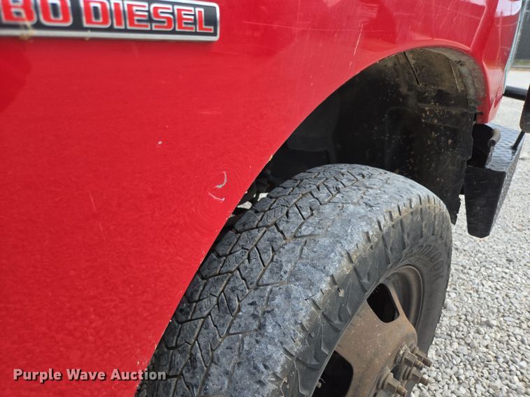 image for item DP6254 2016 Dodge Ram 3500 Crew Cab flatbed pickup truck