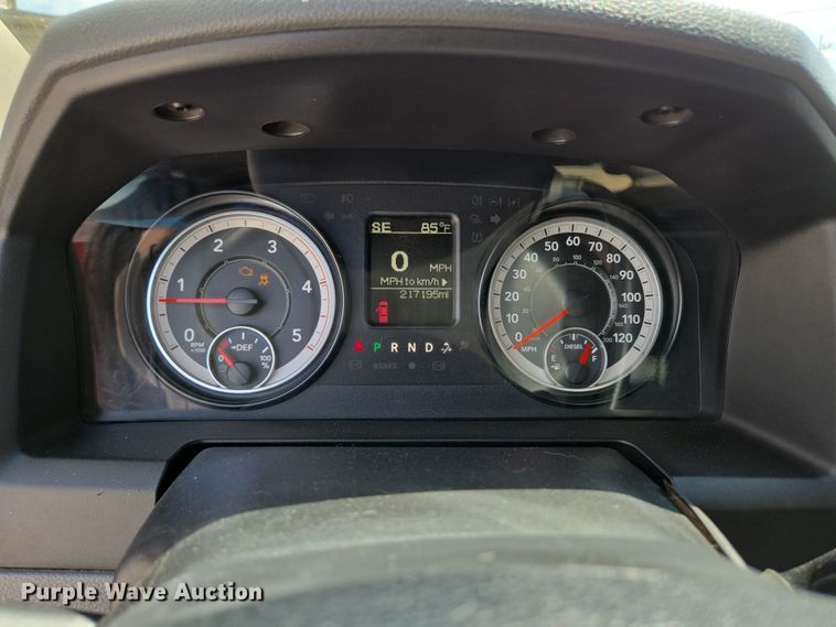 image for item DP6254 2016 Dodge Ram 3500 Crew Cab flatbed pickup truck