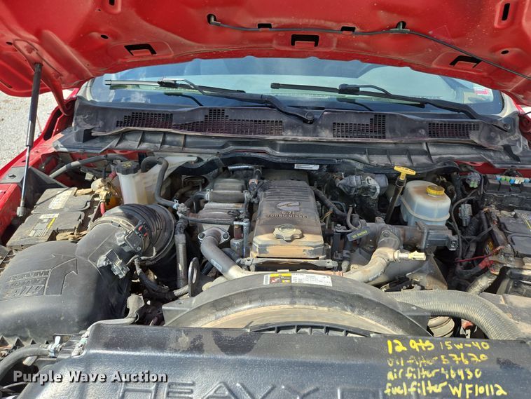 image for item DP6254 2016 Dodge Ram 3500 Crew Cab flatbed pickup truck