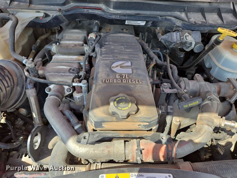 image for item DP6254 2016 Dodge Ram 3500 Crew Cab flatbed pickup truck