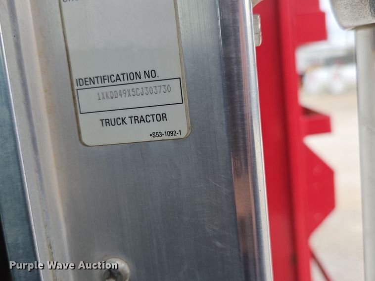 image for item DP6262 2012 Kenworth T800 dump truck