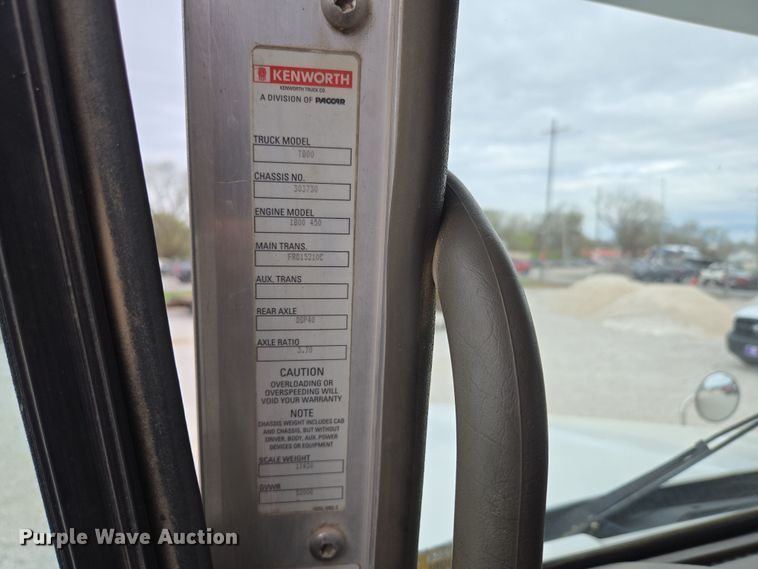 image for item DP6262 2012 Kenworth T800 dump truck