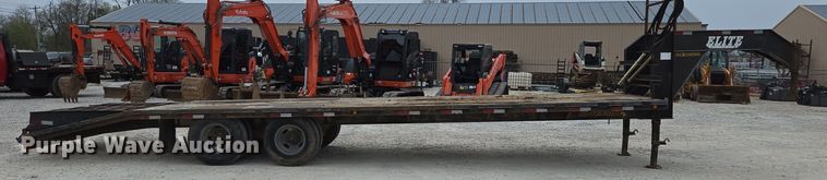 image for item DP6263 2011 Elite Trailer Dovetail-30 equipment trailer