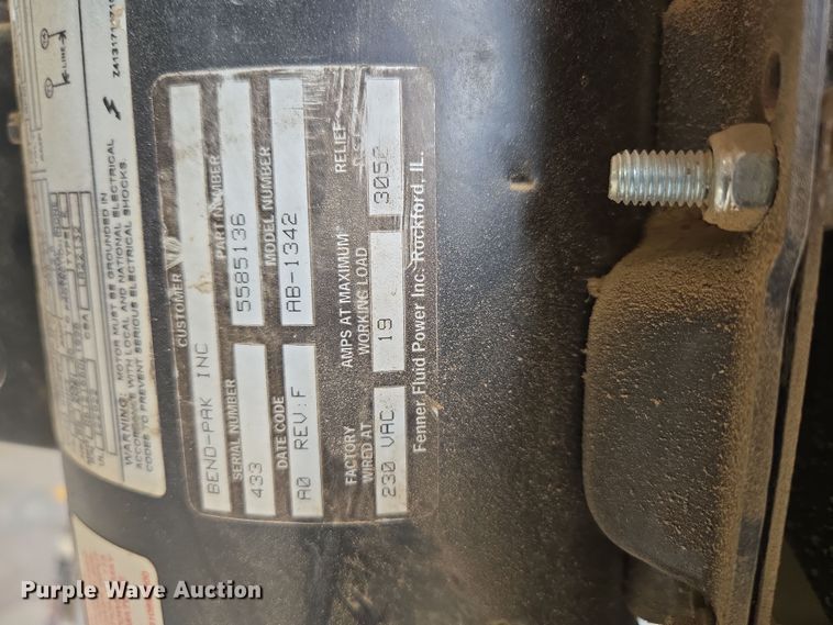 image for item DP6266 Bend Pak BP-27X- automotive Lift