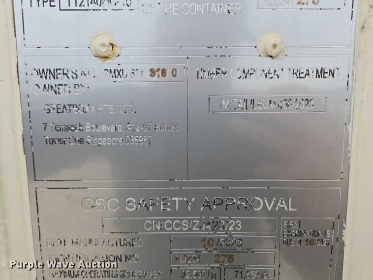 image for item DP6268 TT2140HC-10 shipping container