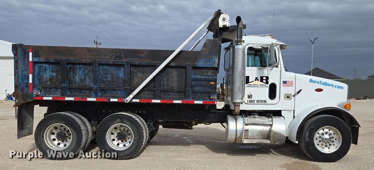 image for item DP6292 2002 Peterbilt 357 dump truck