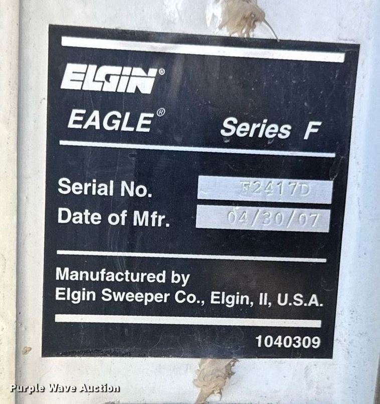 image for item DQ6671 2007 Sterling SC8000 street sweeper truck